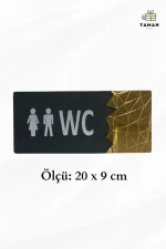 Yönlendirme Levhası WC Tuvalet Yer Yön Levhası Modelleri (10 model) - Görsel 6