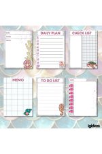 Sea Animal Memo Pad | Not Kağıdı Ve Bloknot (A7-300 SAYFA) - Görsel 2