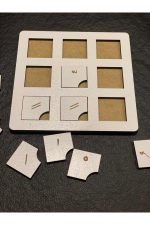 Ahşap Yapboz Arapça Harekeler Kolay Öğrenme Puzzle - Görsel 2