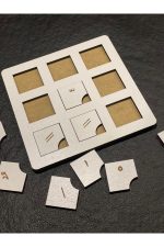 Ahşap Yapboz Arapça Harekeler Kolay Öğrenme Puzzle - Görsel 3