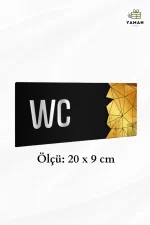 Yönlendirme Levhası WC Tuvalet Yer Yön Levhası Modelleri (10 model) - Görsel 5