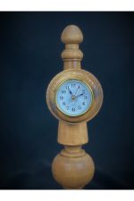 Kişiye Özel Dekoratif Ahşap Masa Saati, Isim Yazılabilir Ahşap Masa Saati - Görsel 2