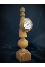 Kişiye Özel Dekoratif Ahşap Masa Saati, Isim Yazılabilir Ahşap Masa Saati - Görsel 4