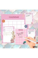 Sea Animal Memo Pad Pink | Not Kağıdı Ve Bloknot (A7-300 SAYFA) - Görsel 4