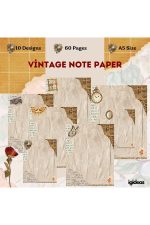 Vintage Memo Pad | Note Kağıdı Bloknot (A4-60 SAYFA)