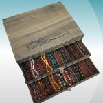 Kişiye Özel Ahşap Tesbih Koleksiyon Kutusu, Aksesuar Kutusu, Tesbihlik (30 TESBİHLİK)