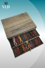 Kişiye Özel Ahşap Tesbih Koleksiyon Kutusu, Aksesuar Kutusu, Tesbihlik (30 TESBİHLİK)