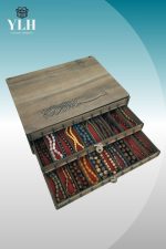 Kişiye Özel Ahşap Tesbih Koleksiyon Kutusu, Aksesuar Kutusu, Tesbihlik (30 TESBİHLİK) - Görsel 2