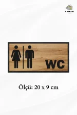 Yönlendirme Levhası WC Tuvalet Yer Yön Levhası Modelleri (10 model) - Görsel 4