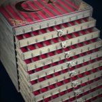 Kişiye Özel Şeffaf Kapaklı Ahşap Tesbih Koleksiyon Kutusu, Tesbihlik (100 TESBİHLİK)