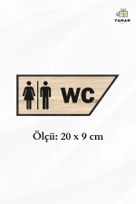 Yönlendirme Levhası WC Tuvalet Yer Yön Levhası Modelleri (10 model) - Görsel 3