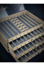 Kişiye Özel Şeffaf Kapaklı Ahşap Tesbih Ve Yüzük Koleksiyon Kutusu (38 TESBİH,14 YÜZÜKLÜK) - Görsel 4