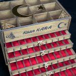 Kişiye Özel Şeffaf Kapaklı Ahşap Tespih Ve Saat Koleksiyon Kutusu (50 TESPİH, 12 SAATLİK)