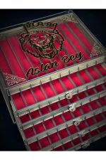 Kişiye Özel Şeffaf Kapaklı Ahşap Tespih Koleksiyon Kutusu Tespih Kutusu (60 TESPİHLİK)