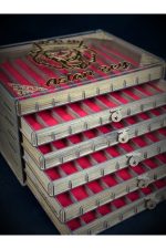 Kişiye Özel Şeffaf Kapaklı Ahşap Tespih Koleksiyon Kutusu Tespih Kutusu (60 TESPİHLİK) - Görsel 4