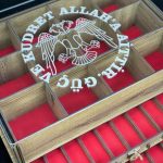 Kişiye Özel Şeffaf Kapaklı Ahşap Tesbih Ve Saat Koleksiyon Kutusu (20 TESBİH, 12 SAATLİK)