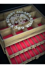 Kişiye Özel Şeffaf Kapaklı Ahşap Tesbih Ve Saat Koleksiyon Kutusu (20 TESBİH, 12 SAATLİK) - Görsel 3