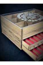 Kişiye Özel Şeffaf Kapaklı Ahşap Tesbih Ve Saat Koleksiyon Kutusu (20 TESBİH, 12 SAATLİK) - Görsel 4