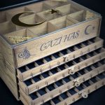 Kişiye Özel Şeffaf Kapaklı Ahşap Tesbih Ve Saat Koleksiyon Kutusu (40 TESBİH, 12 SAATLİK)