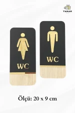 Yönlendirme Levhası WC Tuvalet Yer Yön Levhası Modelleri (10 model) - Görsel 2