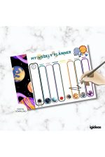 Çocuklar Için Haftalık Planlayıcı | Weekly Planner (A4-60 SAYFA) - Görsel 3