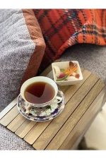 Ahşap Koltuk Tepsisi, Yan Sehpa, Koltuk Kenarı, Katlanabilir Portatif Amerikan Servisi Ys-3