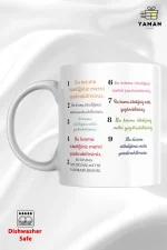 Kişiye Özel Kupa Bardak Kendi Seçtiğin Metni Yazdır (Makinada yıkanabilir.) - Görsel 2